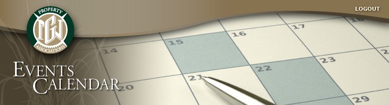 Geneva National Property Association Events Calendar